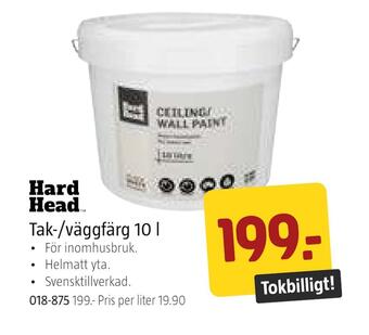 Jula Tak-/väggfärg 10 l erbjuda