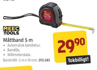 Jula Måttband 5 m erbjuda