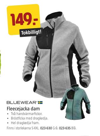 Jula Fleecejacka dam erbjuda