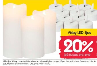 Rusta LED-ljus Visby erbjuda
