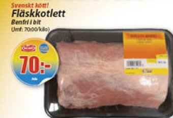 Extra Mjällby Stormarknad Fläskkotlett erbjuda