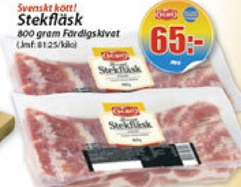 Extra Mjällby Stormarknad Stekfläsk erbjuda