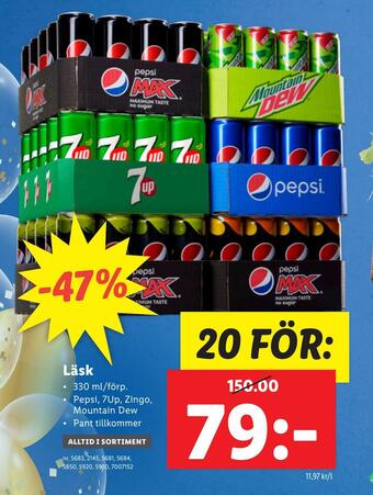 Lidl Läsk erbjuda
