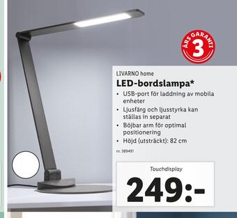 Lidl Led-bordslampa erbjuda