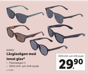 Lidl Läsglasögon med tonat glas erbjuda