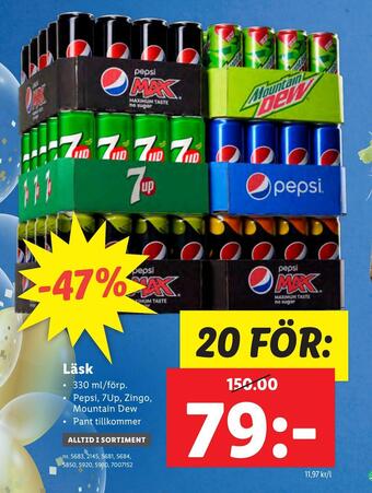 Lidl Läsk erbjuda
