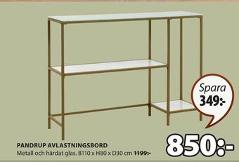 JYSK Pandrup avlastningsbord erbjuda