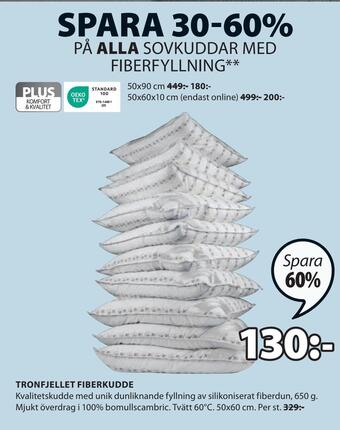 JYSK Tronfjellet fiberkudde erbjuda