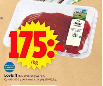 ICA Supermarket Lövbiff ICA. erbjuda