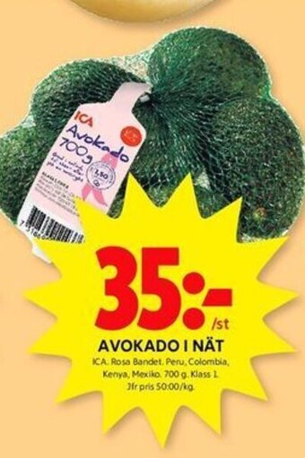 ICA Kvantum AVOKADO I NÄT erbjuda