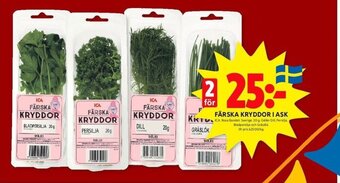 ICA Kvantum FÄRSKA KRYDDOR I ASK erbjuda