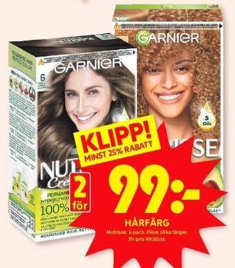 ICA Kvantum HÅRFÄRG GARNIER erbjuda