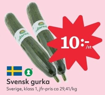 Hemköp Svensk gurka erbjuda