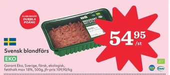 Hemköp Svensk blandfärs erbjuda