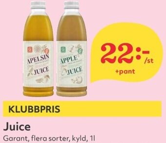 Hemköp Juice Garant erbjuda