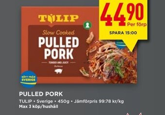 Willys PULLED PORK TULIP erbjuda