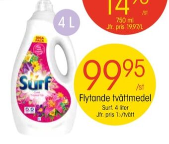 EKO Surf tvättmedel flytande erbjuda