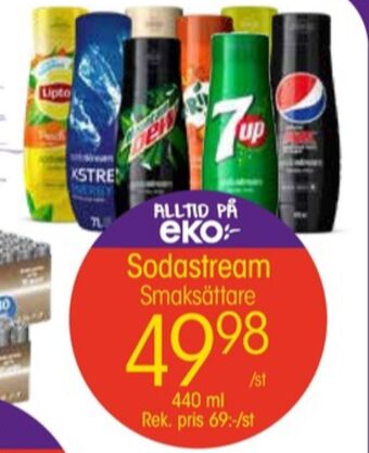EKO Sodastream smaksättare erbjuda