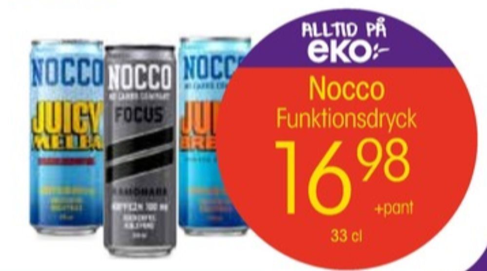 EKO Caribbean energidryck erbjuda