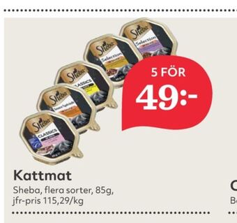 Hemköp Sheba kattmat erbjuda