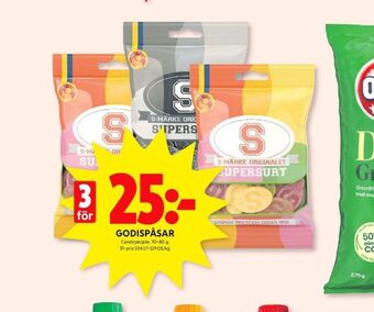 ICA Kvantum Supersurt godispåsar erbjuda