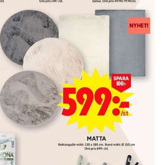 ICA Maxi Sense mattor erbjuda