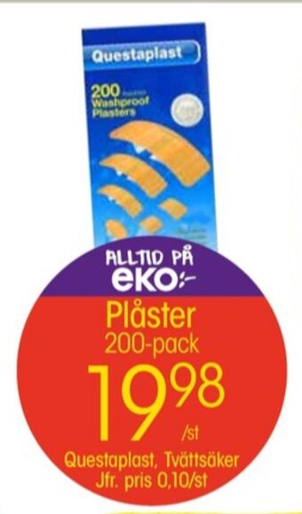 EKO Questaplast plåster erbjuda