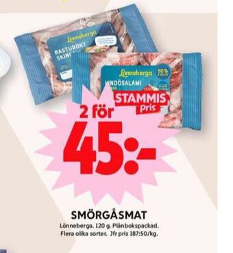 ICA Maxi Lönneberga skinka erbjuda