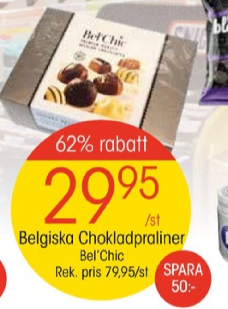 EKO Bel chicc chokladask erbjuda