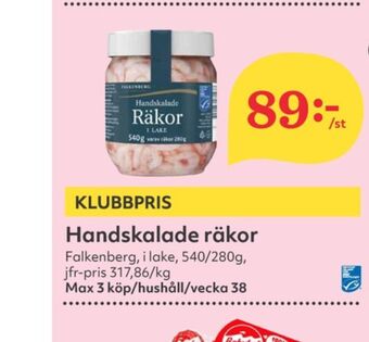 Hemköp Falkenberg seafood räkor erbjuda