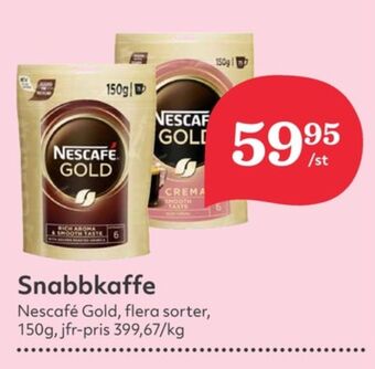 Hemköp Gold instant kaffe erbjuda