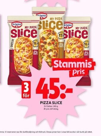 ICA Kvantum My pizza slice erbjuda