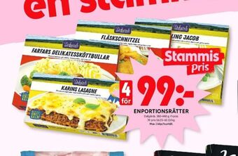 ICA Kvantum Dafgårds färdigrätter erbjuda