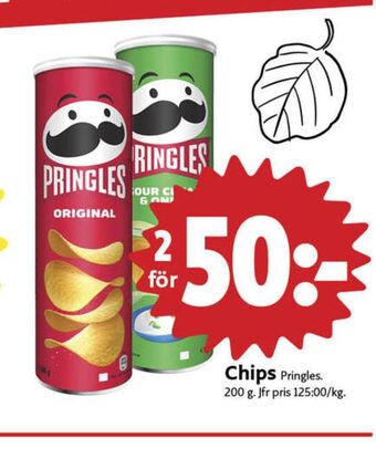 ICA Nära Pringles chips erbjuda