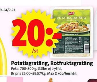 ICA Supermarket Peka potatisgratäng erbjuda
