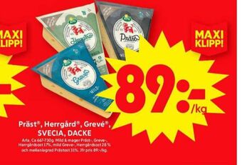 ICA Maxi Arla prästost erbjuda