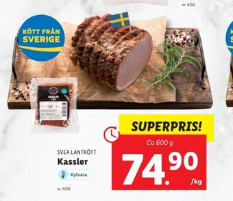 Lidl Svea lantkött kassler erbjuda