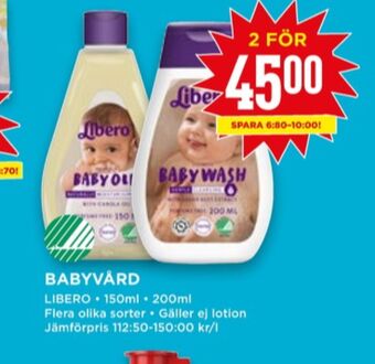 Willys Libero babyduschtvål erbjuda