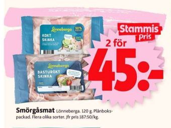 ICA Supermarket Lönneberga skinka erbjuda