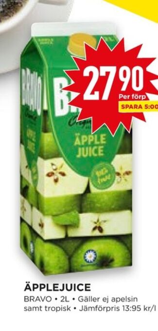 Willys Hemma Bravo juice erbjuda