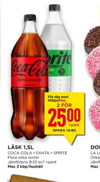 Willys Hemma Coca cola läskedryck erbjuda