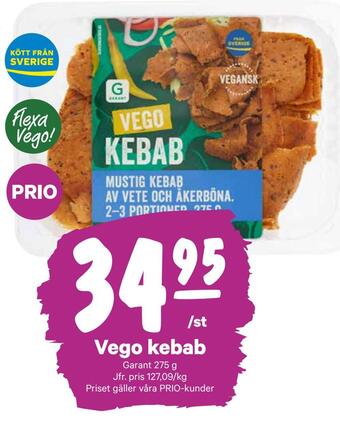 City Gross Vego kebab erbjuda