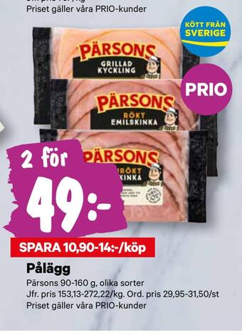 City Gross Pålägg erbjuda