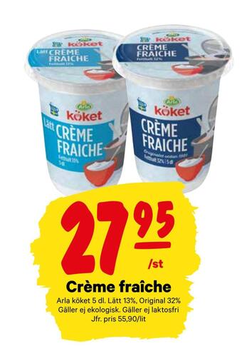 City Gross Crème fraîche erbjuda