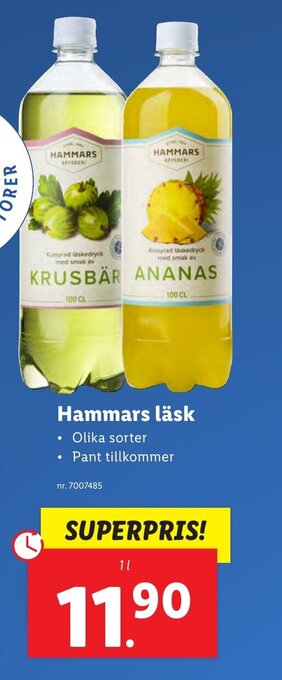 Lidl Hammars läsk erbjuda