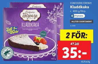 Lidl CONFISERIE FIRENZE Kladdkaka erbjuda