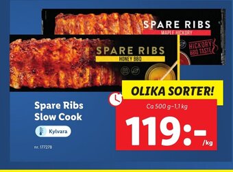Lidl Spare Ribs Slow Cook erbjuda