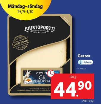 Lidl Getost erbjuda