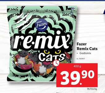 Lidl Fazer Remix Cats erbjuda