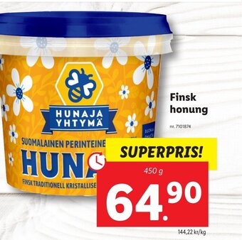 Lidl Finsk honung erbjuda